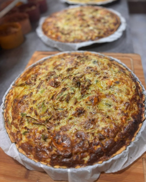 Tarte poireaux chèvre 