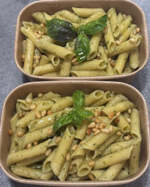 Pâtes sans gluten pesto basilic