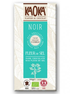 KAOKA chocolat Noir Fleur de Sel 
