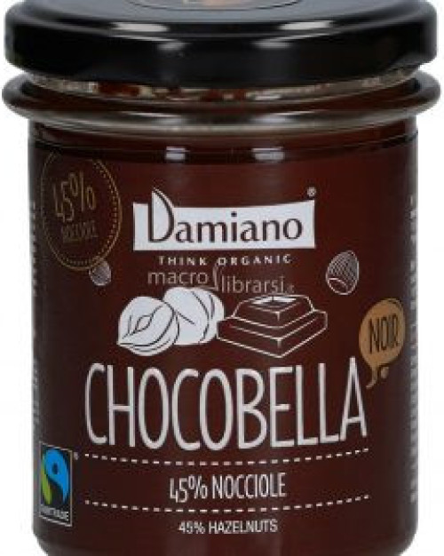 Chocobella Pâte à tartiner  Cacao Bio - 200g - DAMIANO