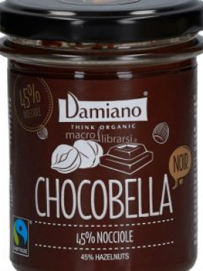 Chocobella Pâte à tartiner  Cacao Bio - 200g - DAMIANO