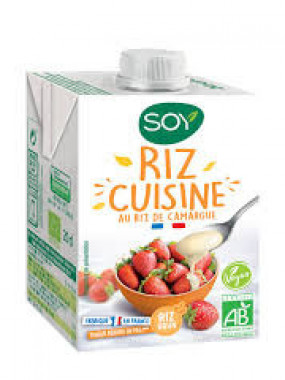 crème de riz cuisine 20 cl /3pièces