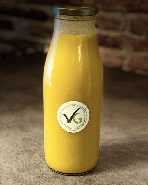 velouté de carottes, lentilles corail coco curry  50cl