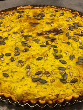 tarte aux légumes de saison