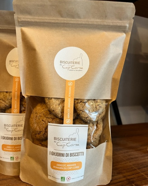 Canistrelli Abricots Amandes Romarin Biscuiterie du Cap Corse sans gluten