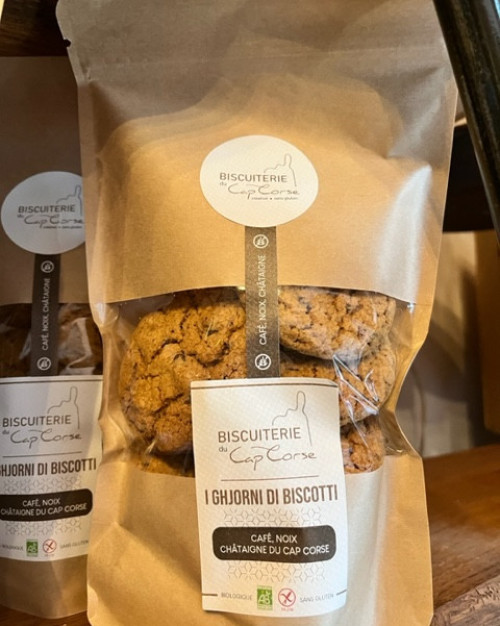 Canistrelli Café noix et châtaignes  Biscuiterie du Cap Corse sans gluten