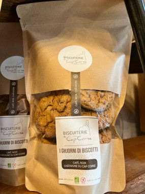 Canistrelli Café noix et châtaignes  Biscuiterie du Cap Corse sans gluten